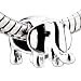 Elephant Bead Fits Pandora Charms Bracelet