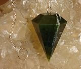 Jade Nephrite Pendulum Healing Reiki Chakra Abundance