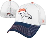 NFL Unisex Adult Denver Broncos Blitz Neo 3930 Cap (White/Blue, Small/Medium)