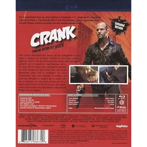 Crank Extended Cut (Ohne Bonus) Bd [Blu-ray] [Import allemand]