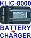 NEEWER® KLIC-8000 Battery & Charger For Kodak Z / ZD Cameras Digital Cameras