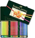 Faber-Castel 110060 Polychromos Colored Pencil Set In Metal Tin, 60 Pieces