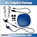 BUDSBOOM In Ear Headphones Wireless Bluetooth Sports Earbuds with Designer Aluminum Case