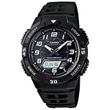Casio Men's AQS800W-1BV Resin Quartz Watch with Black Dial
