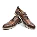 Brown Ferro Aldo Men's Dress Shoes Two Tone Brogue Original Perforation Details New 19278