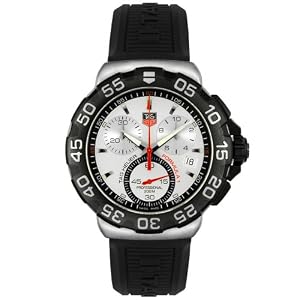 TAG Heuer Men's CAH1111.BT0714 Formula 1 Collection Chronograph Black Rubber Watch