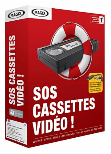 Childrens Toyshop  Logiciels : Magix Sos Cassettes Video - Avec convertisseur vidéo vers USB et adaptateur SCART - ensemble complet - 1 utilisateur - Win - français