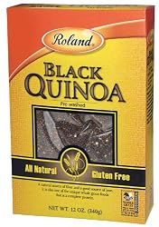 Roland Black Quinoa, Prewashed, 12-Ounce Boxes (Pack of 12)