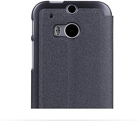 Black Case Cover + Screen Protector For HTC M8 New One BEPAK BP20106