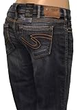 Silver Brand Women's Frances Denim Jeans Long-32