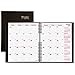 REDCB1200CBLK - Rediform Hard Cover Twin-Wire Monthly Planner