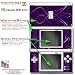 Abstract 01 Purple WraptorSkinz Skin kit fits Nintendo DS Lite (DS LITE NOT INCLUDED)