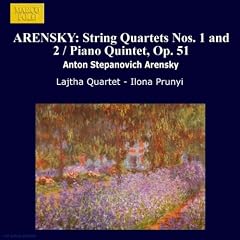 Arensky - String Quartets; Piano Quintet