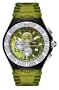 TechnoMarine Men's 108033 Cruise Magnum Diamond Chrono Black and Green Watch