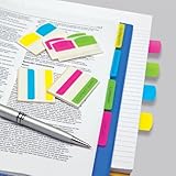 Redi-Tag Write-On Removable Index Tabs, 1-1/16 x 1-1/4 Inches, 48 Tabs per Pack, 4 Assorted Colors (33148)