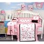 Boutique Dragonflies Garden Baby Crib Nursery Bedding Set 10pcs
