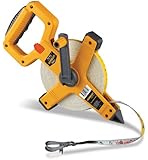 Komelon 6611 Open Reel Fiberglass Tape Measure, 100-Feet