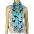 Skull Style Print Soft Fashion Scarf