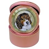 Limited Edition Violano Jewelry Case Travel Alarm Clock Beagle Dog