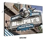 Carolina Panthers Personalized Pub Print