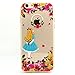 JAHOLAN iPhone 6 Case, iPhone 6S Case Amusing Whimsical Design Clear Bumper TPU Soft Case Rubber Silicone Skin Cover for iPhone 6 6S - Cute Girl
