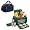 Hunter Green w/blue green tartan