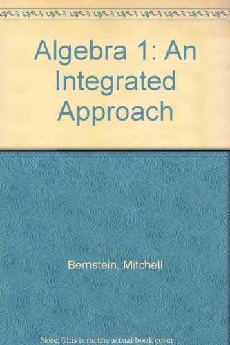 algebra 1 an integrated approach