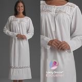 Long Sleeve Cotton Gown