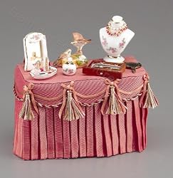2008 Reutter Porcelain Miniature Dressing Table Display