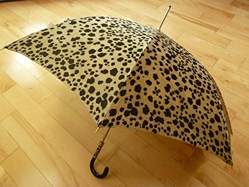 Pasotti Umbrella Leopard Gold and Black