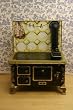 Miniature German Tile Tin Stove by J. Shopper