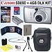 Canon PowerShot SD890IS 10MP Digital Camera + 4GB Deluxe Accessory Kit