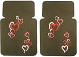 Front Car Truck SUV Rubber Floor Mats – Forever Love Hearts