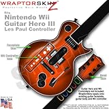 Colorburst Orange Skin by WraptorSkinz TM fits Nintendo Wii Guitar Hero III ....
