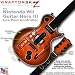 Colorburst Orange Skin by WraptorSkinz TM fits Nintendo Wii Guitar Hero III (3) Les Paul Controller (GUITAR NOT INCLUDED)