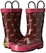 Western Chief Unisex-Child Kids Girls' Waterproof Easy-On Printed Rain Boot