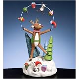 Single Reindeer Juggling Figurine