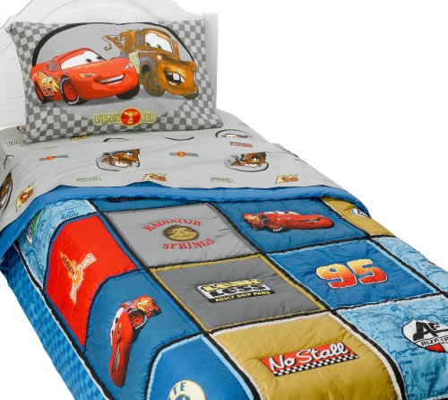 Cars Twin/Full Quilt, Blue