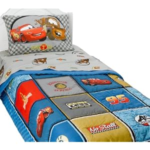 Cars Twin/Full Quilt, Blue