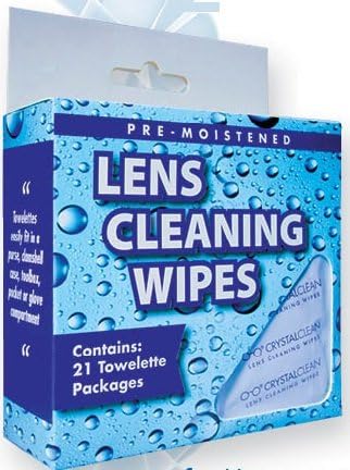Disposable Lens Cleaning Towelettes - Includes 21 towelettes in a package
