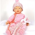 La Baby 11" Asian Soft Body Doll in Purple