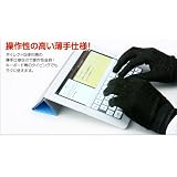 サンワダイレクト スマートフォン タブレットPC 手袋 タッチパネル対応 ブラック 200-PEN002BK