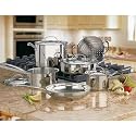 Cuisinart Chef's Classic Stainless-Steel 10-Piece Cookware Set