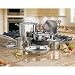 Cuisinart Chef's Classic Stainless-Steel 10-Piece Cookware Set