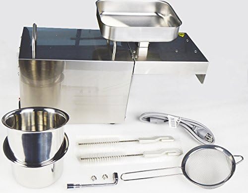 110V Commercial Auto Nut Seed Oil Expeller Oil Press For Oil Production Seasame