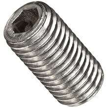 18-8 Stainless Steel Set Screw, Hex Socket Drive, Cup Point