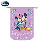 Mickey & Friends Happy Easter Decorative Flag by The Hamilton Collection