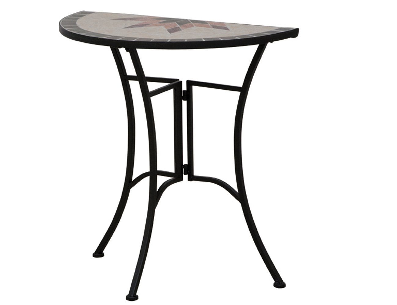 Siena Garden 875354 Anstelltisch Stella, Stahlgestell schwarz