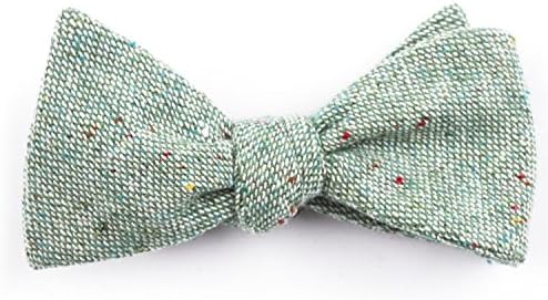 Mosaic Menswear Solid Mint Bow Tie