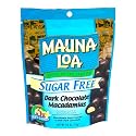 Mauna Loa Sugar-Free Macadamias, Dark Chocolate, 4-Ounce Bags (Pack of 6)